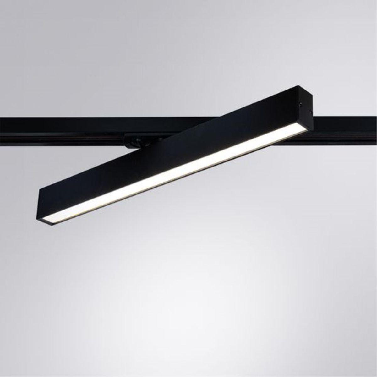 трековый светодиодный светильник arte lamp lineetta a4576pl-1bk