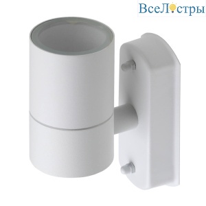 Уличный настенный светильник ЭРА WL27 WH Б0034631