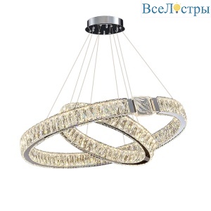 Подвесная люстра Delight Collection D8010P/2R/D800+600 gold/silver