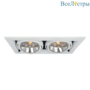 Встраиваемый светильник Arte Lamp Cardani A5935PL-2WH