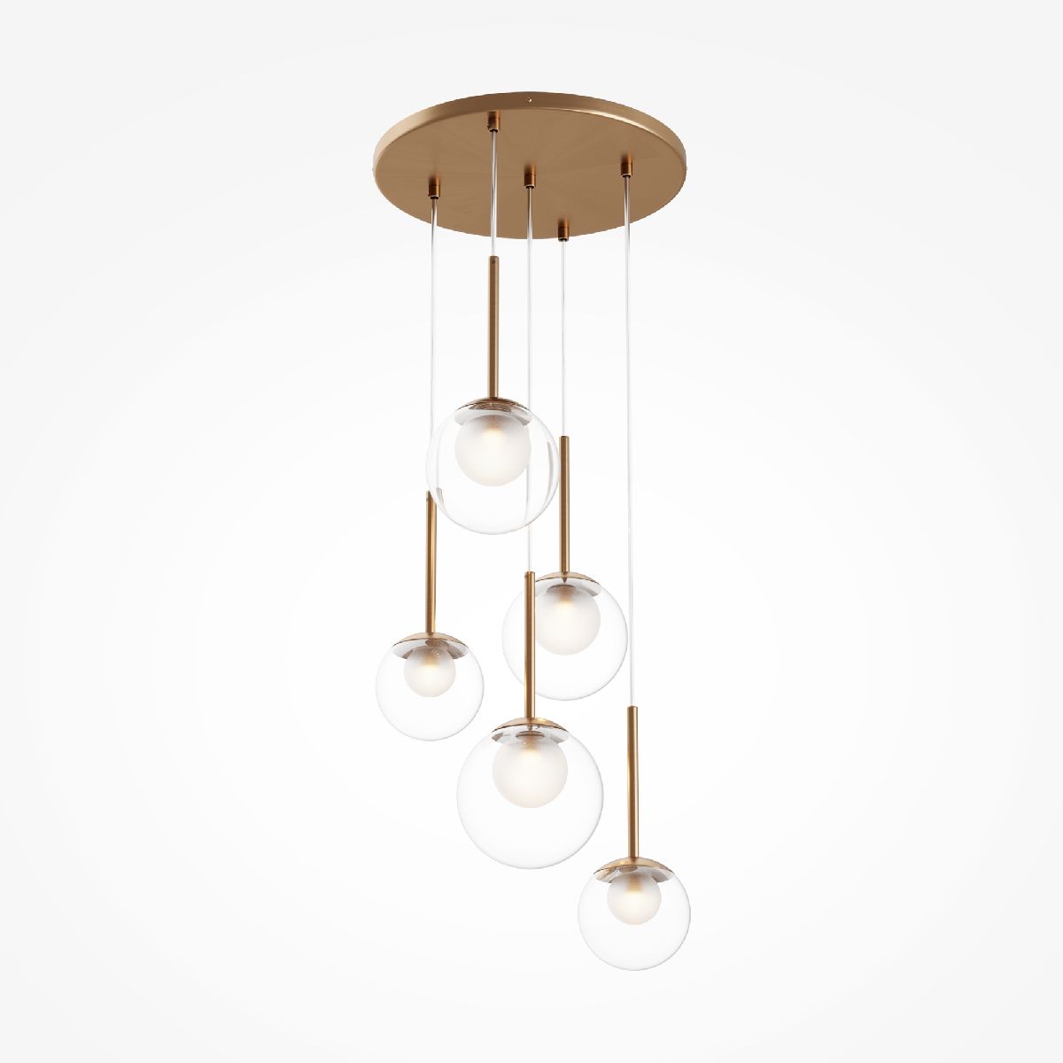 подвесная люстра maytoni basic form mod521pl-05g