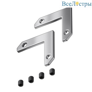 Соединитель L-образный (2 шт. + 4 винта) Maytoni Technical Accessories for tracks Exility TRA034CL-MP-1