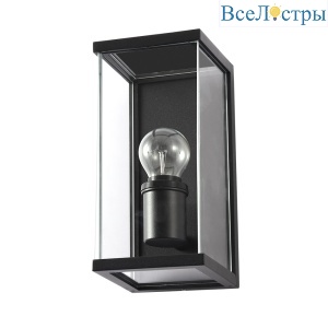 Уличный настенный светильник Arte Lamp Pot A1632AL-1BK