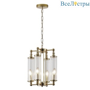Подвесная люстра Crystal Lux TOMAS SP4 BRASS