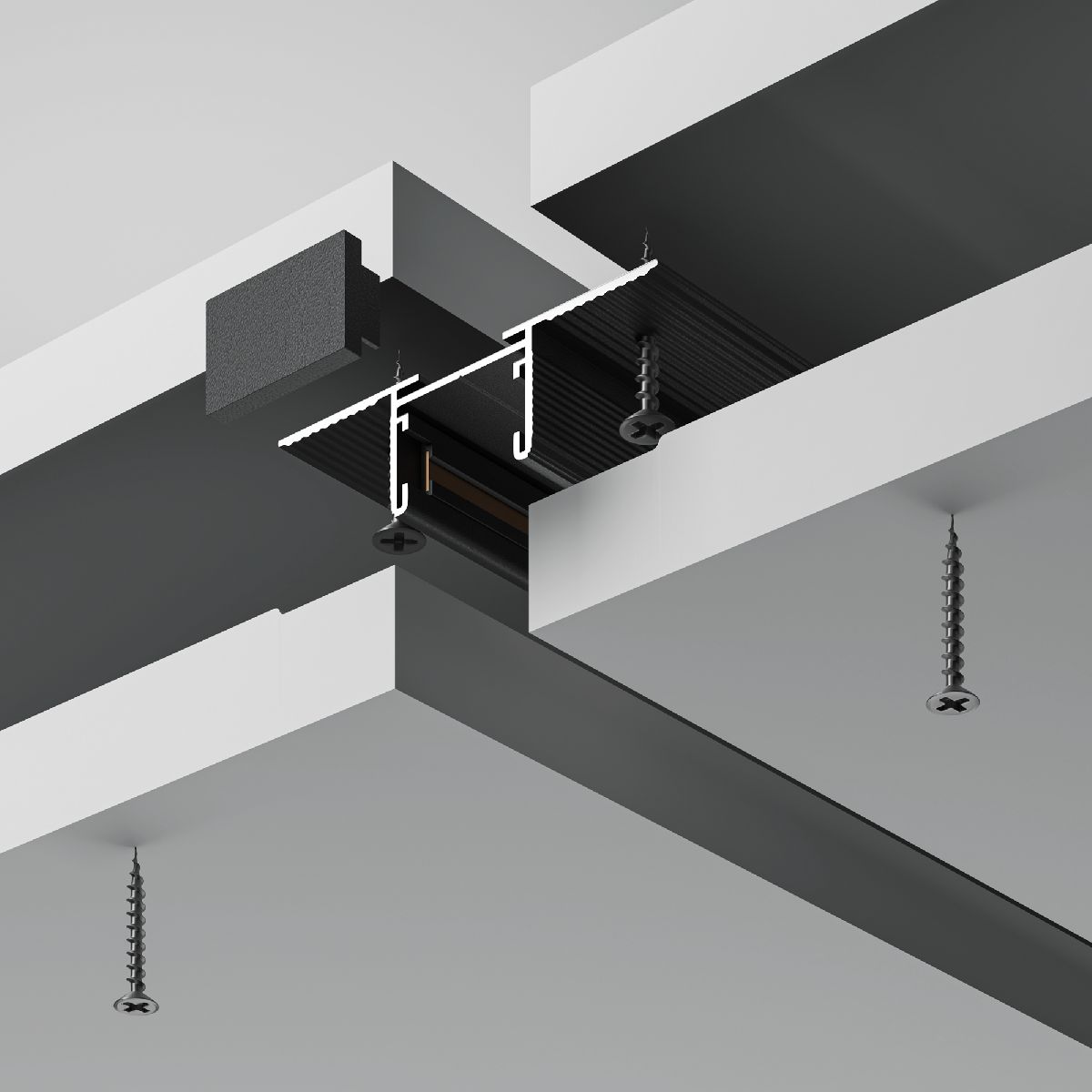 шинопровод встраиваемый maytoni busbar trunkings basity trx172-121b