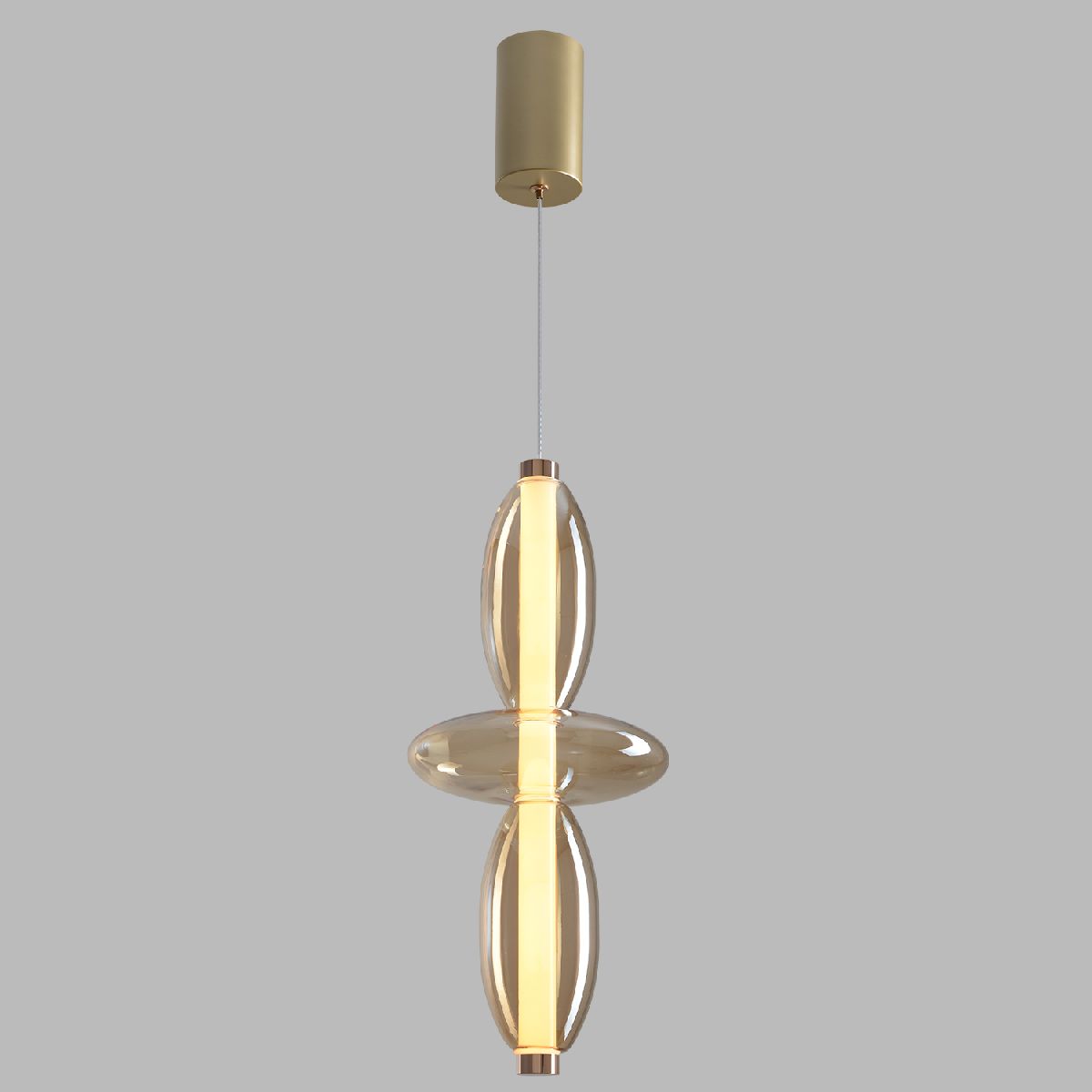 подвесной светильник crystal lux quasar sp14w led amber