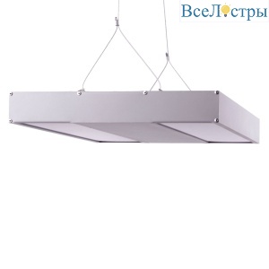 Светодиодная панель Uniel UL-00012596 ULO-K16B 2x22W/4000K/L100 5W/RGB IP44 LIGHT GREY