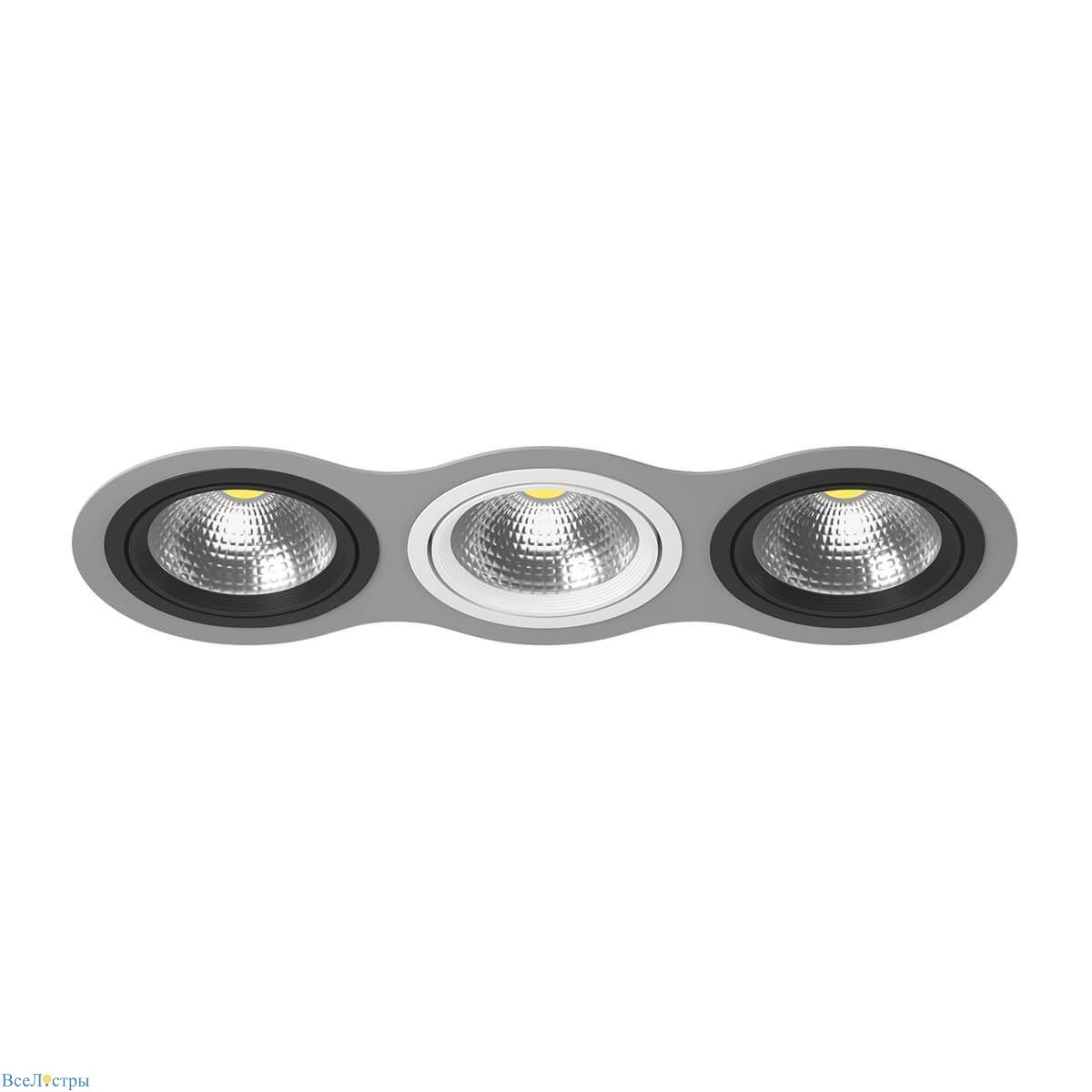 встраиваемый светильник lightstar intero 111 (217939+217907+217906+217907) i939070607