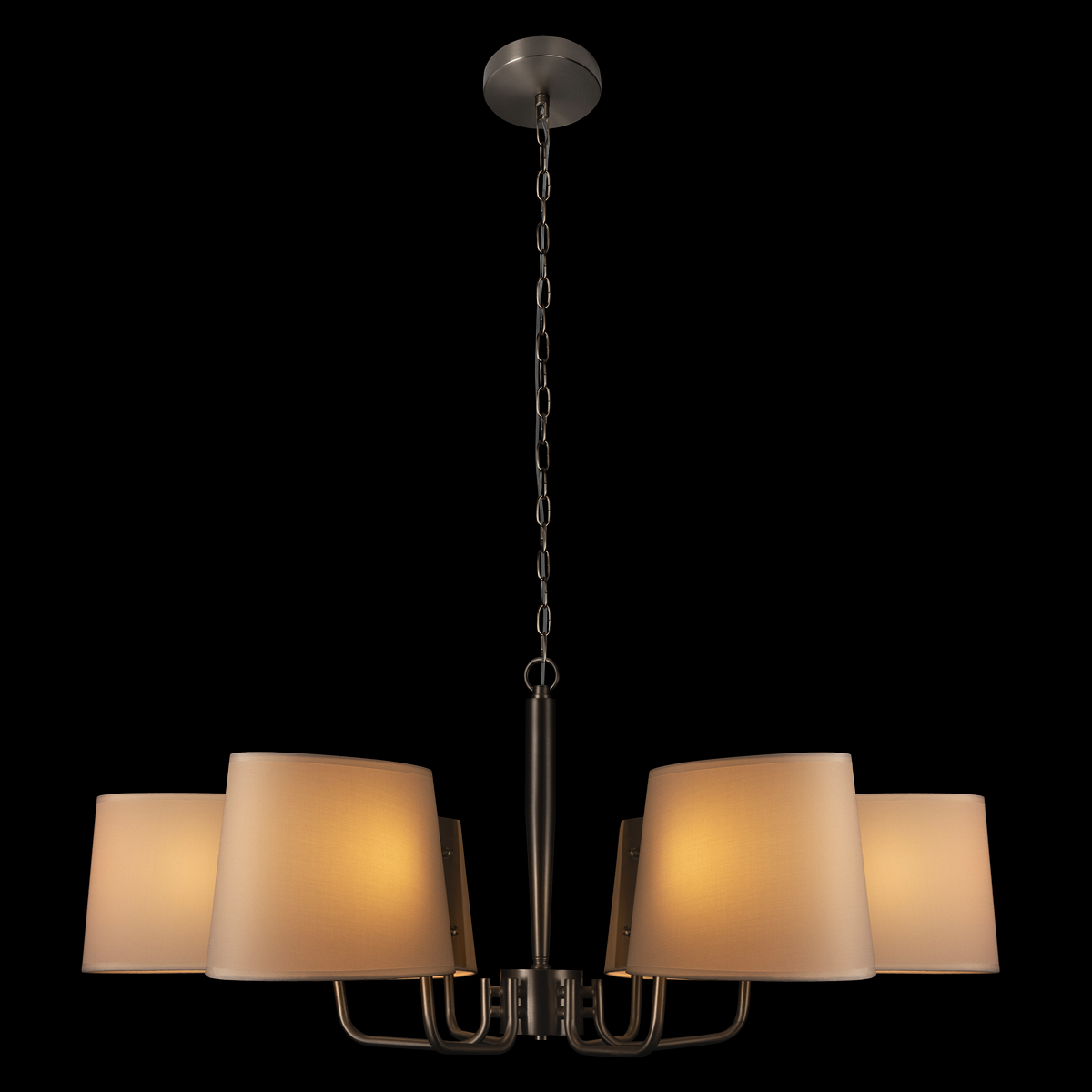 подвесная люстра loft it hilton 10527/6 nickel