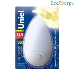 Настенный светодиодный светильник (02743) Uniel DTL-303-Овал/White/3LED/0,5W