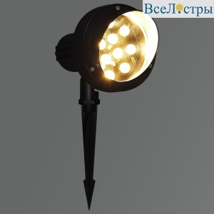 Грунтовый светильник Reluce 09401-0.7-001U LED12W BK+WW