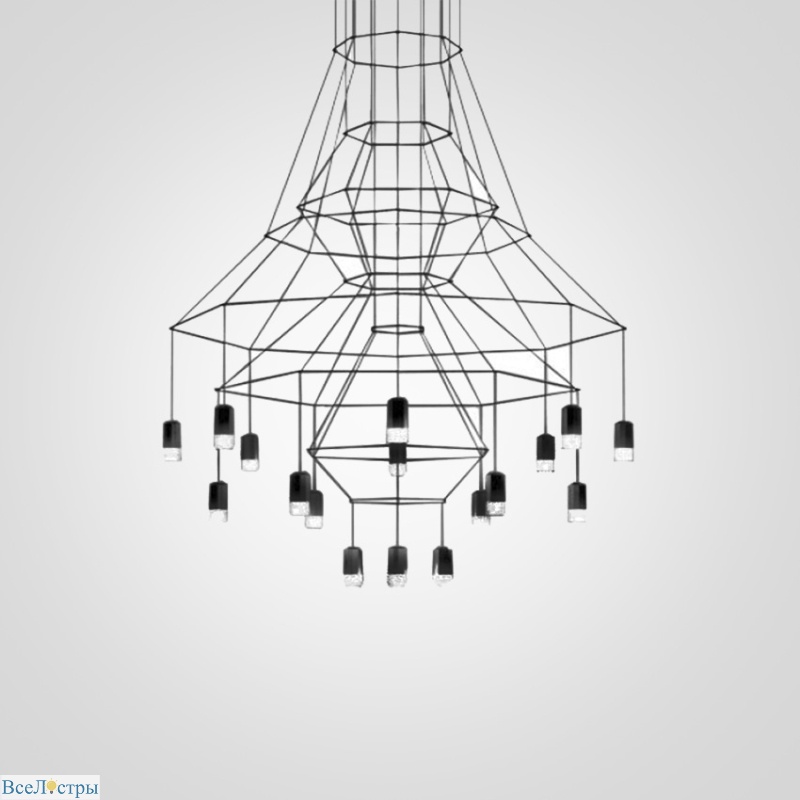 подвесной светильник imperiumloft vibia wireflow 75118-22