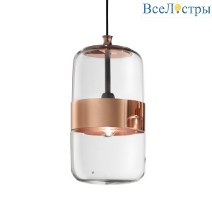 Подвесной светильник Vistosi FUTURA SP M CR/RA R_N clear/copper
