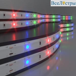 Светодиодная лента Elektrostandard 12V 7,2W 30Led 5050 IP65 RGB, 5м 4690389038457