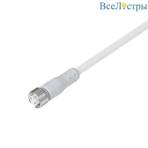 Коннектор питания Arlight ARL-WAVE-1615-CON-POWER-FEMALE-2PIN-WHT (IP67 Пластик) 059758