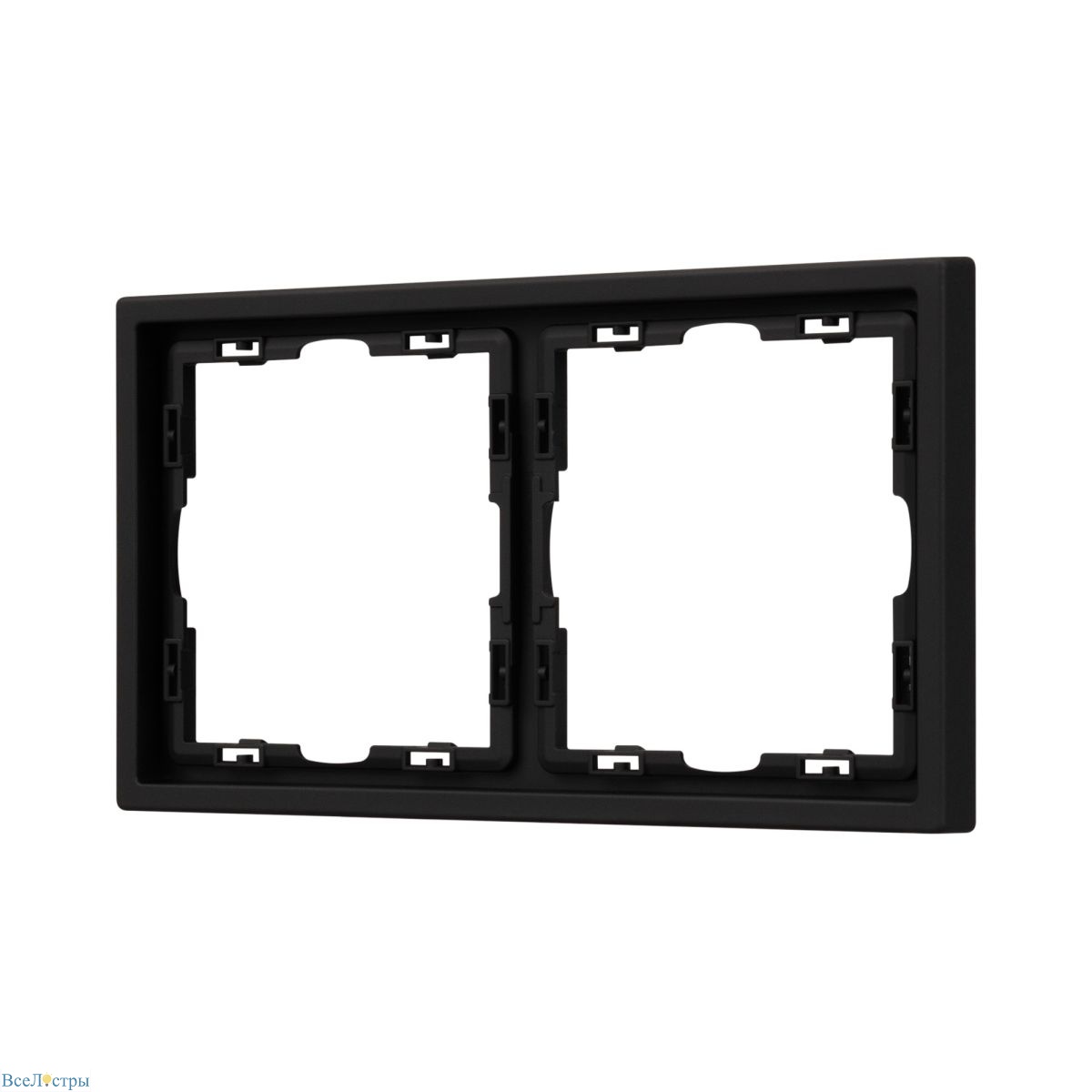 рамка пластиковая arlight frm-nobe-sfpl-2-bk 054216