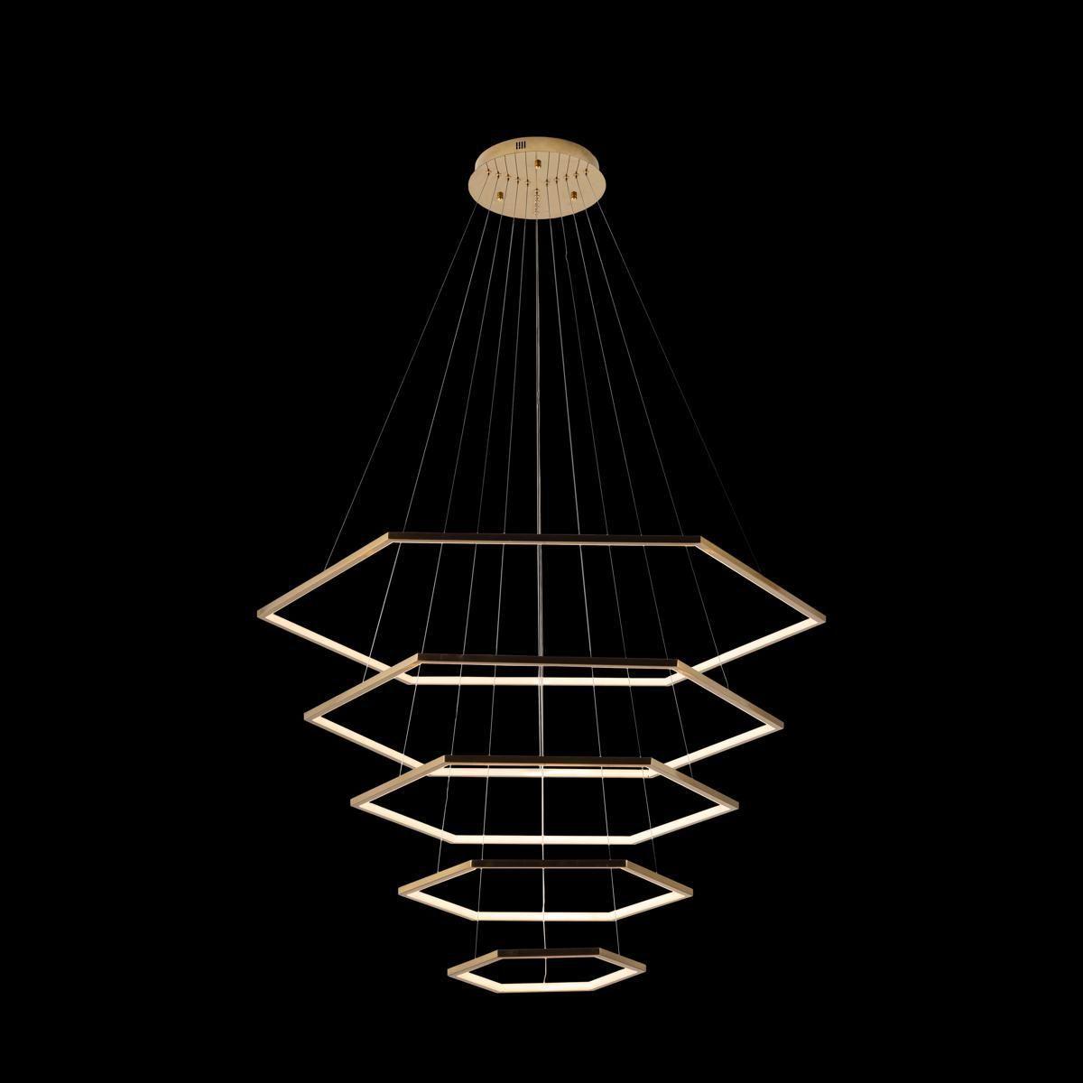 подвесной светодиодный светильник loft it ring 10016/5