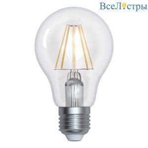 Лампа светодиодная филаментная (UL-00004869) Uniel E27 15W 4000K прозрачная LED-A70-15W/4000K/E27/CL PLS02WH