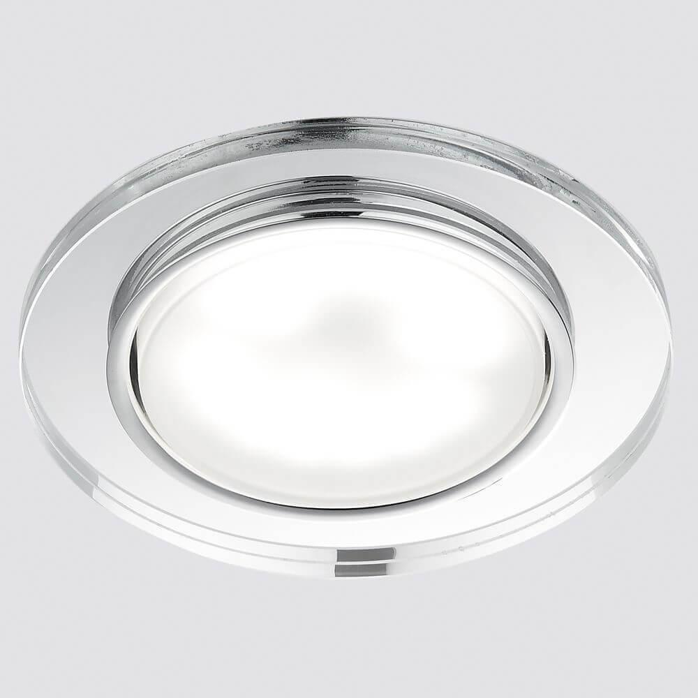 встраиваемый светильник ambrella light gx53 classic g8020 ch