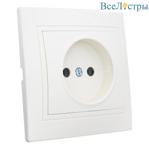 Розетка 2П скрытой установки 16А 250В IP20,слоновая кость (керамика) "Дельта" General 477265
