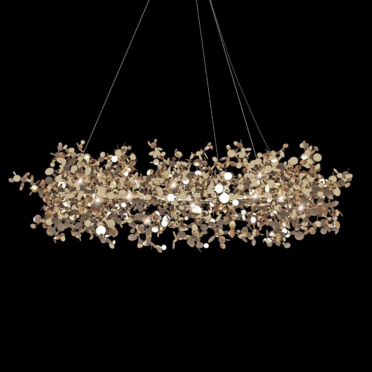 подвесная люстра loft it spark 10101/800 gold