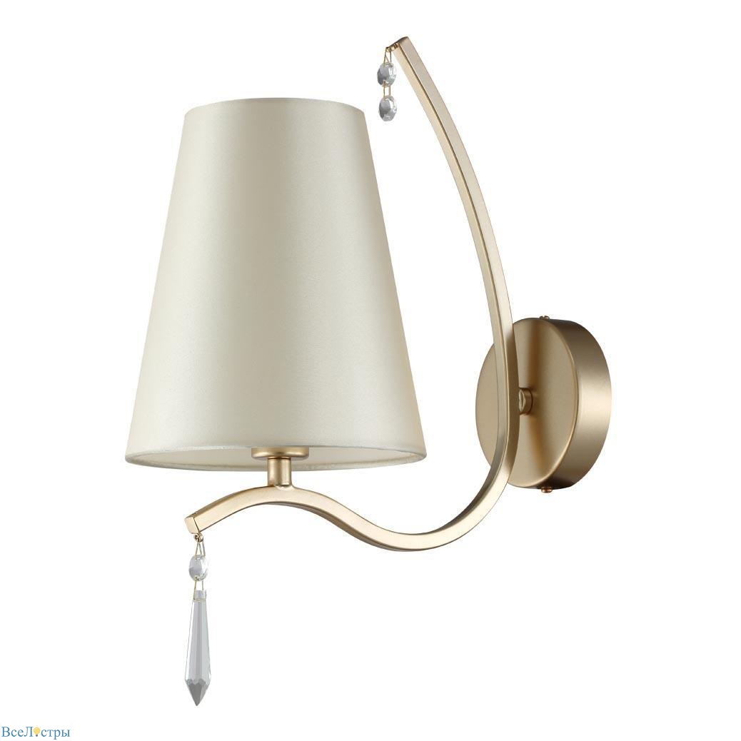 бра crystal lux renata ap1 gold