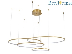 Подвесной светодиодный светильник Newport Loren 15104/S brass М0070230