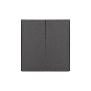 Выключатель STRONG 2 кл 10А с/у графит KRANZ KR-78-0706-6