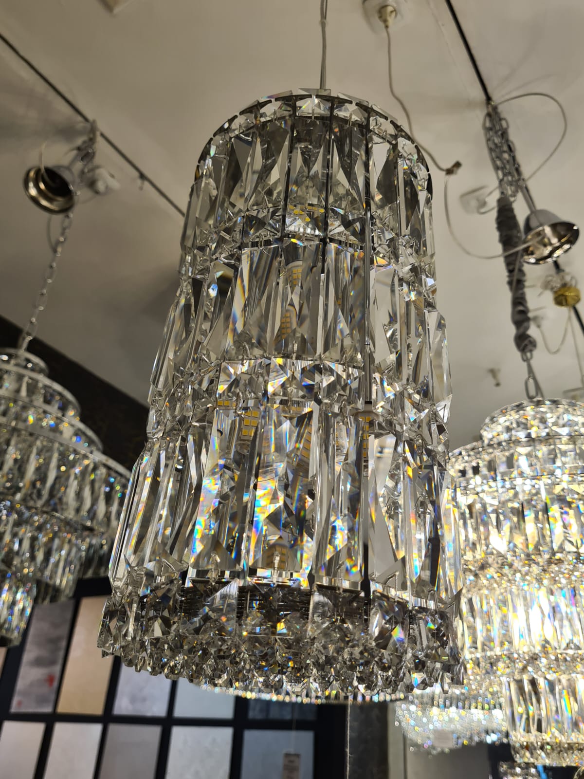 люстра подвесная newport 8450 8456/s chrome м0067399