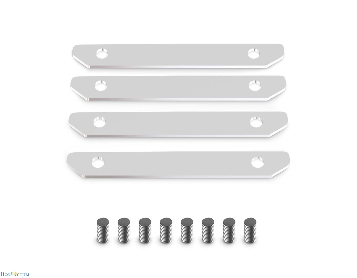 комплект прямых соединителей 4шт ambrella light track system gl1072