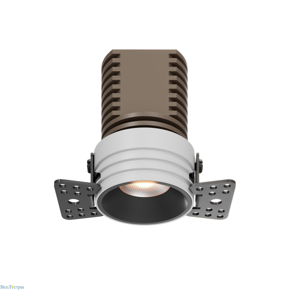 встраиваемый светильник maytoni technical mini dl059-7w3k-trs-b