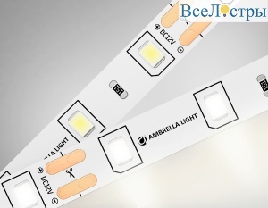 Светодиодная лента Ambrella Light LED Strip 12В 2835 4,8Вт/м 4500K 5м IP20 GS1002