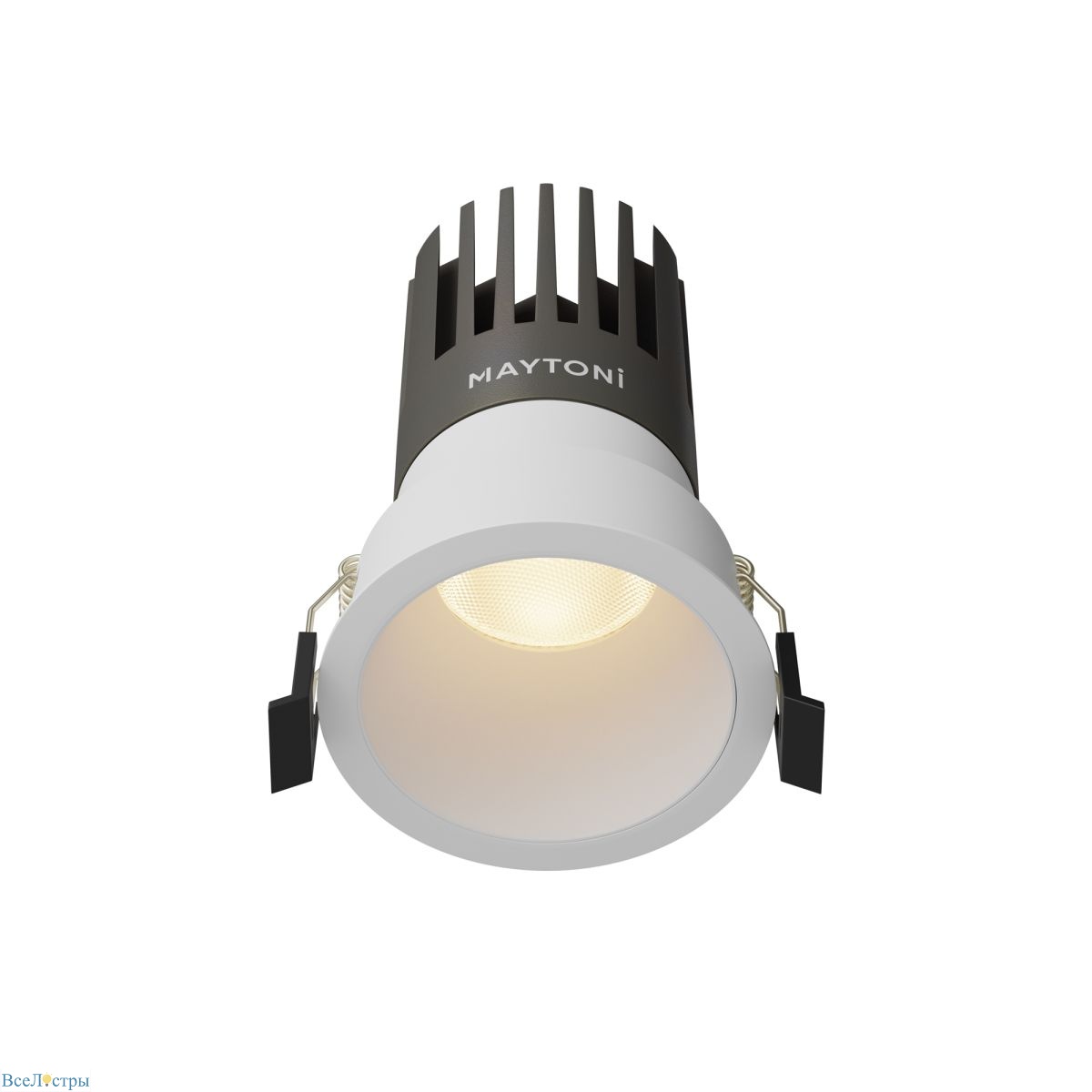 встраиваемый светильник maytoni technical dip dl118-15w-3k-w