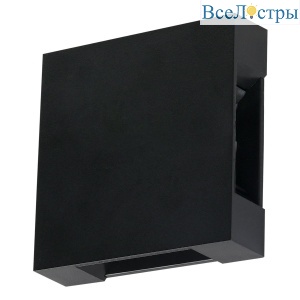 Уличный настенный светильник Uniel ULU-P33D-4W/4000K IP65 BLACK UL-00013621
