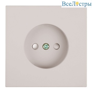 Розетка 1-местная с защитной шторкой (механизм) Stekker б/з Мия 250В 16А RST16-3109-08 пудровый жемчуг 50483