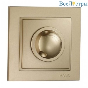 Диммер поворотный Mono Electric Despina титан 102-222205-134