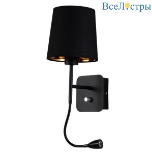 Бра Crystal Lux Pablo AP2 Black/Black-Gold