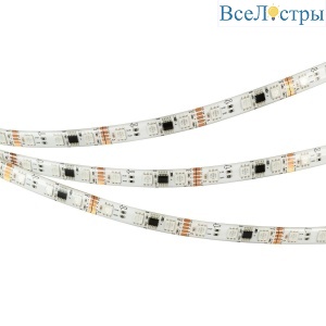 Светодиодная лента герметичная Arlight 14W/m 60LED/m 5060SMD разноцветный 5М DMX-SE-B60-10mm 12V 039604