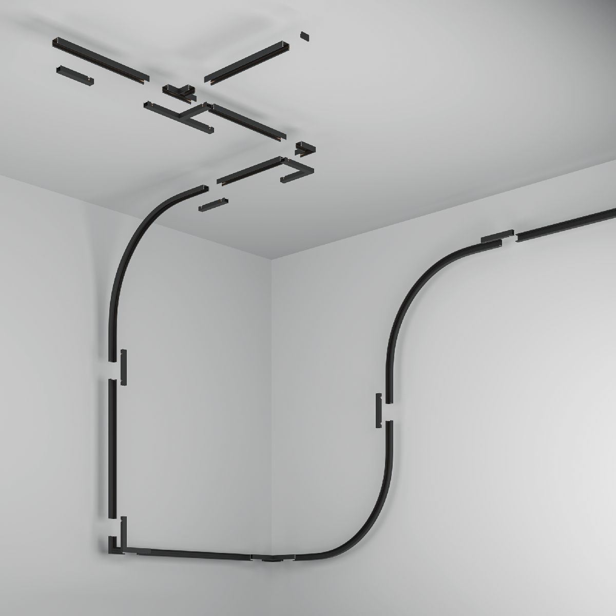 шинопровод накладной maytoni busbar trunkings basity trx172-111b
