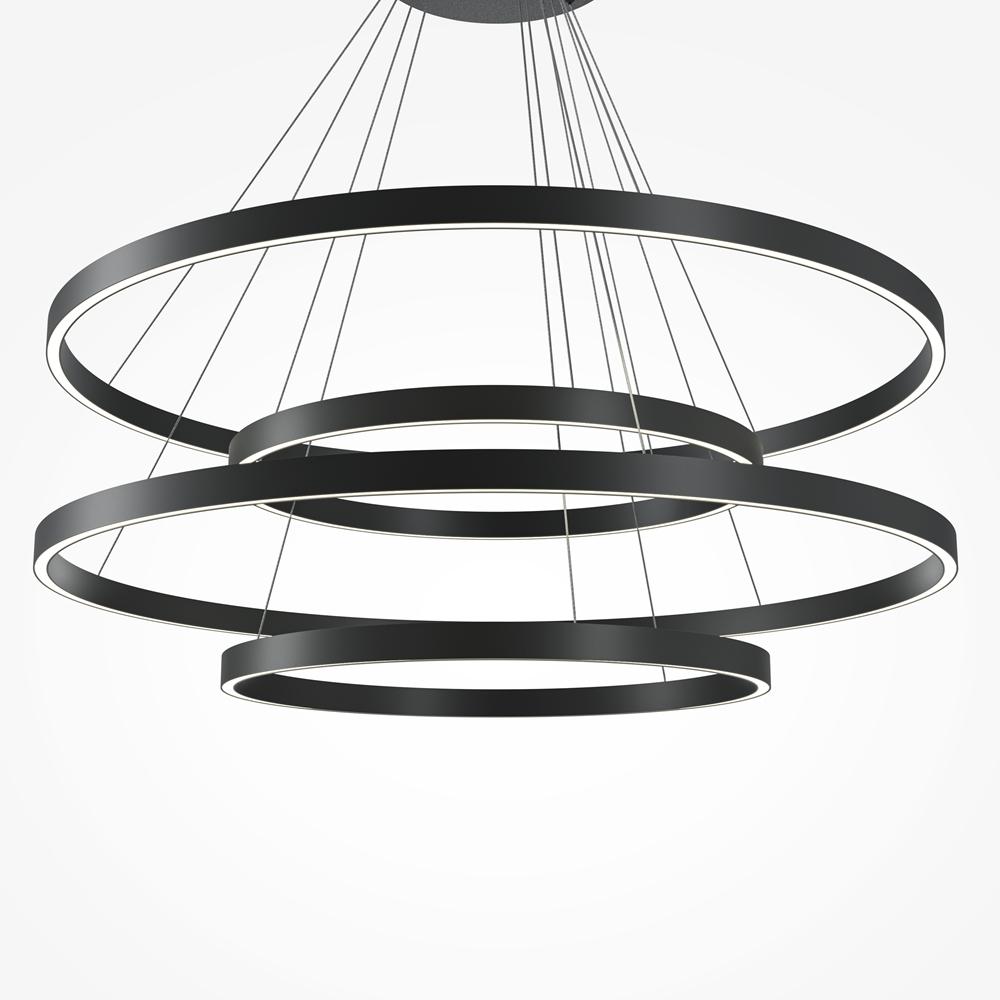 подвесной светодиодный светильник maytoni rim mod058pl-l174bk