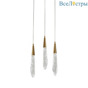 Подвесной светильник Delight Collection OD2438-3 gold/clear