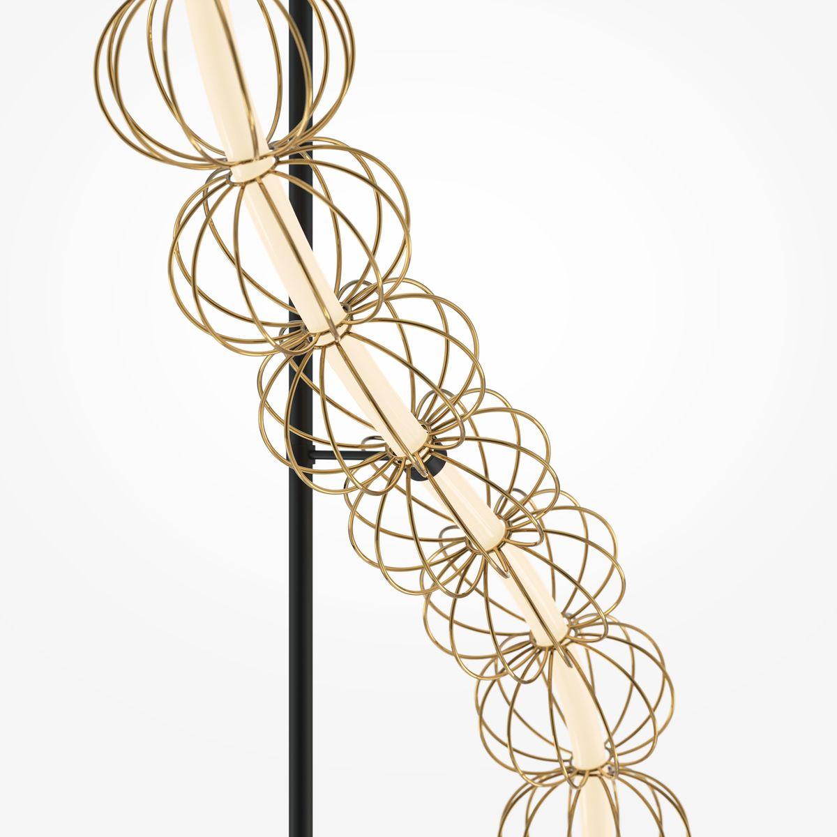 торшер maytoni golden cage mod216fl-l38g3k