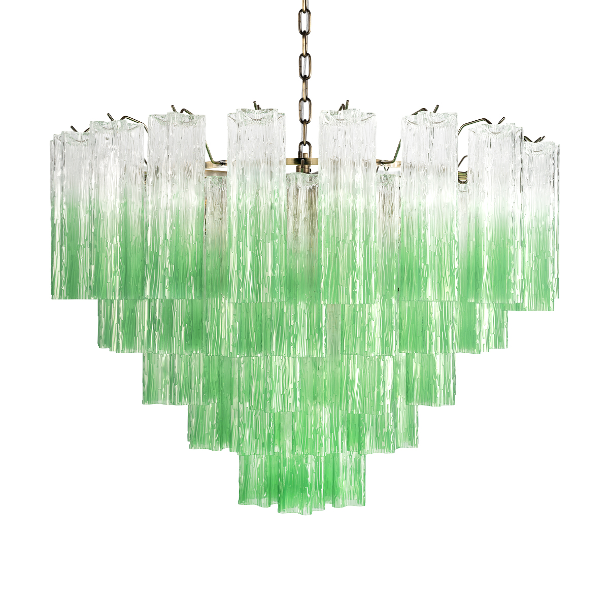 подвесная люстра loft it murano 10580/800 clear green