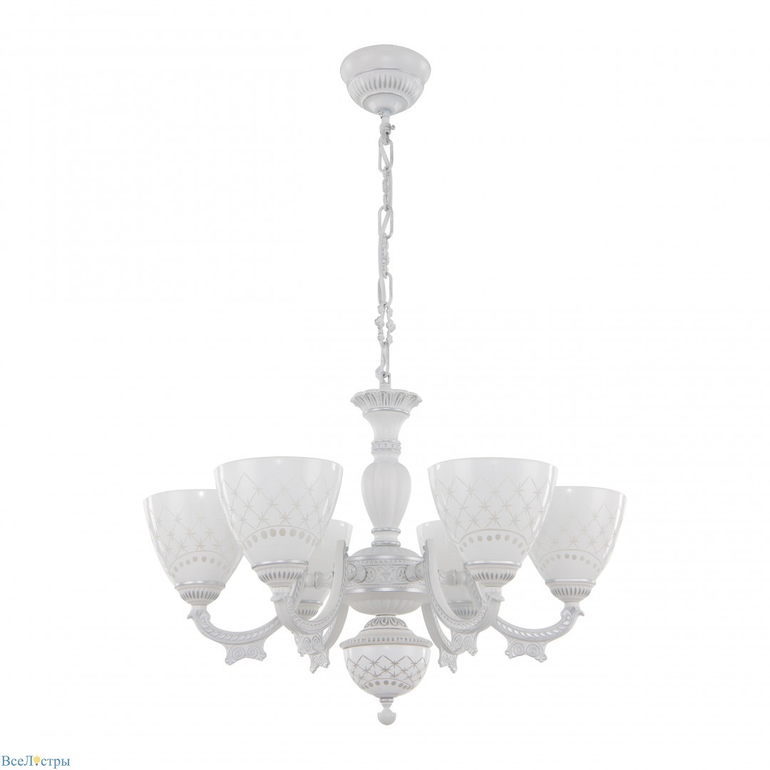 подвесная люстра arte milano 343837/6 wt+sl