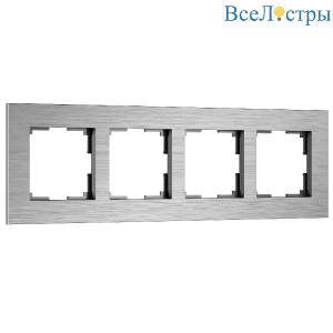 Рамка на 4 поста Werkel AluMax 4690389204098 W0043506 a066328