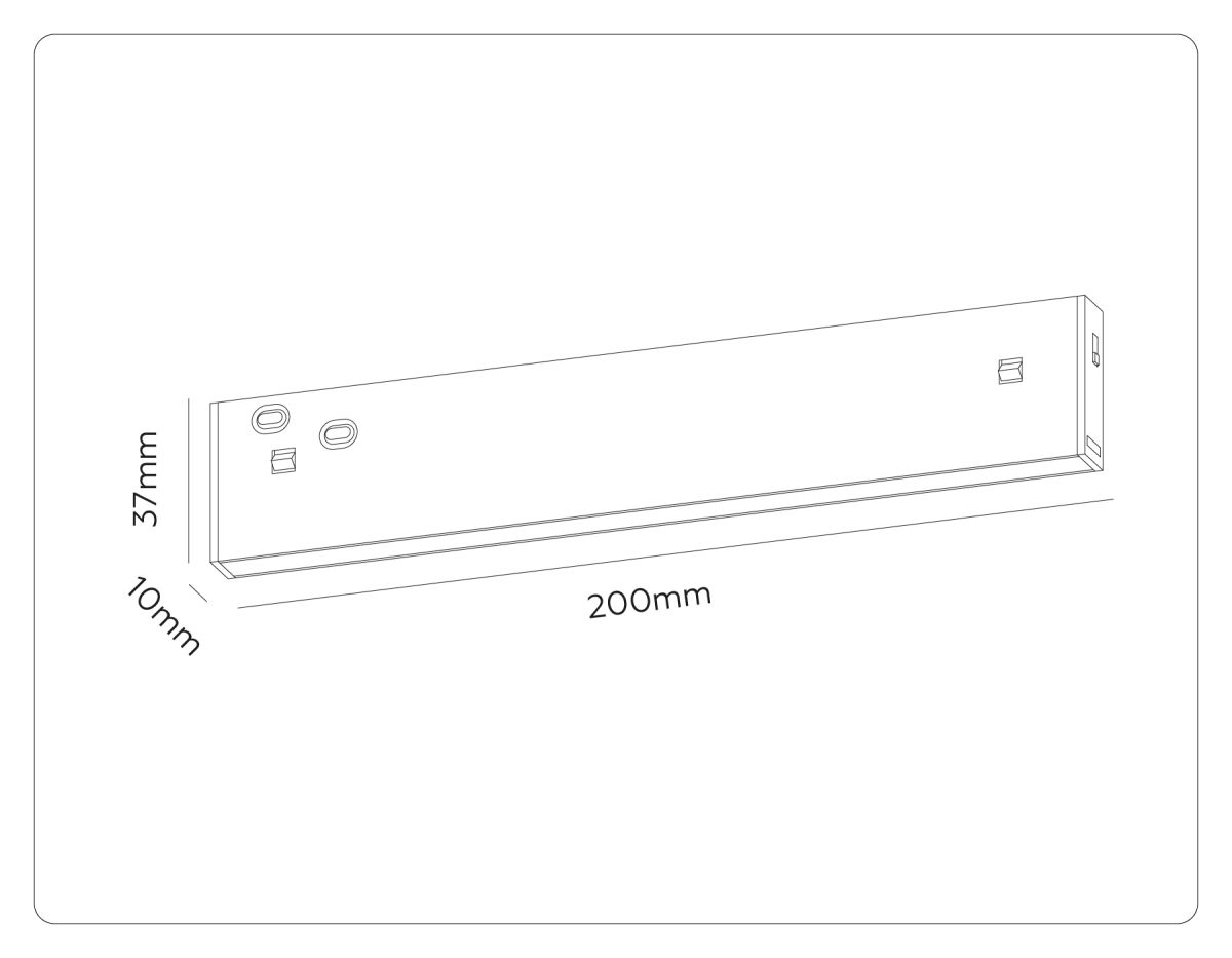трековый магнитный светильник с переключателем цв. темп. ambrella light gl2319