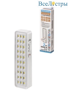 Настенно-потолочный аккумуляторный светильник TDM Electric Народный СБА SQ0308-0300