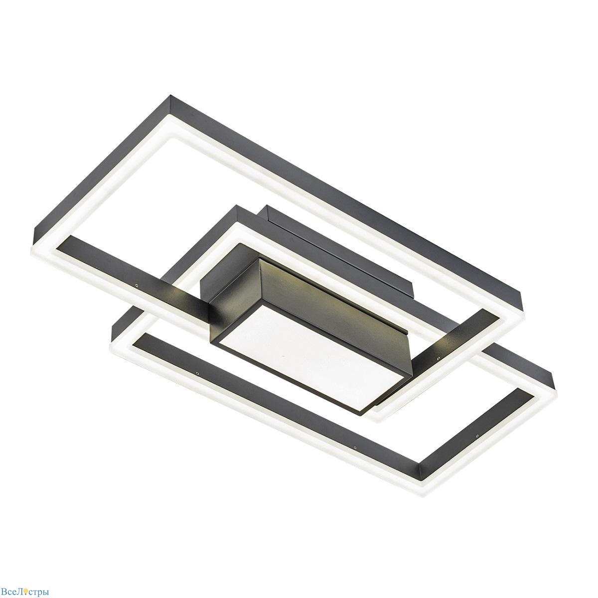 потолочная светодиодная люстра escada twins 10242/3led black