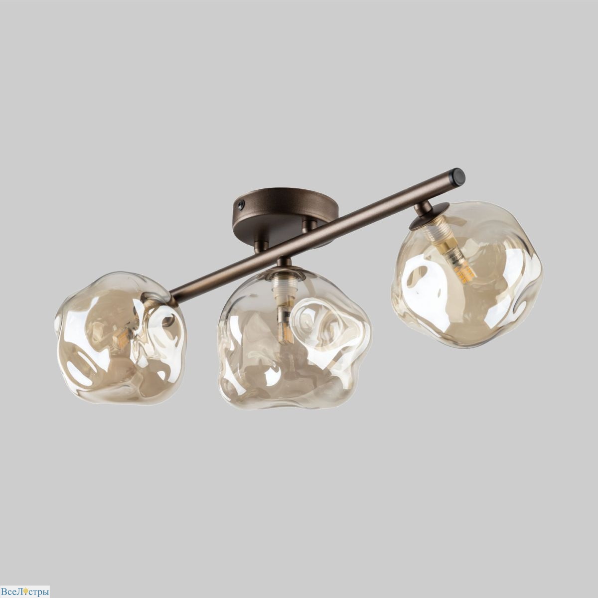 потолочный светильник tk lighting 11035 lava brown a071851
