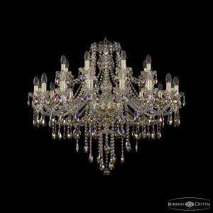 Подвесная люстра Bohemia Ivele Crystal 1415/16+8/360 G R801